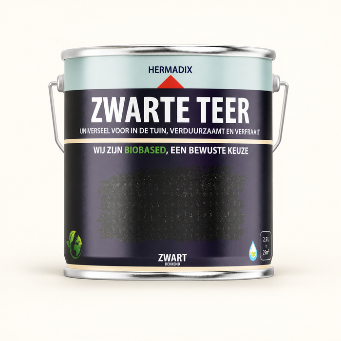 Hermadix Impraline Zwarte Teer 2,5 liter — productvisualisatie