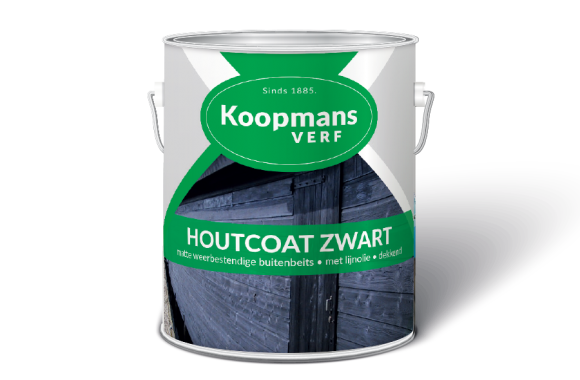 Koopmans Houtcoat Zwart — officiële fabrikantfoto