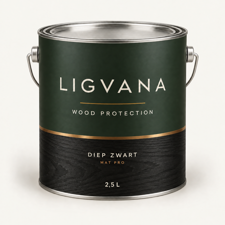LIGVANA Diep Zwart Mat Pro 2,5 liter